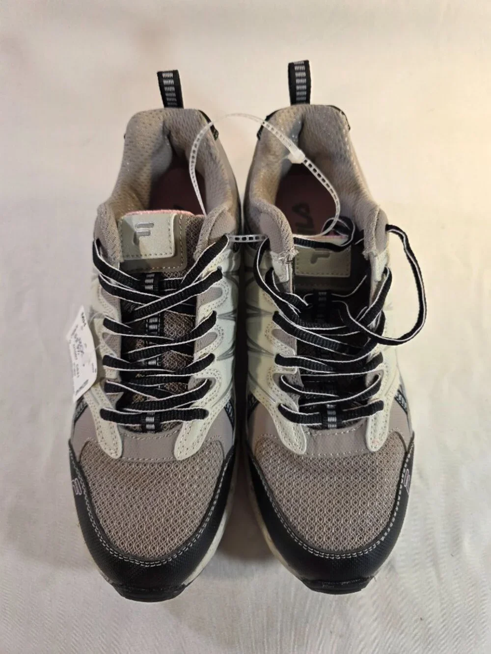 FILA Evergrand TR 21.5 Women’s 9.5 Gray Black Pink Trail Running Shoes